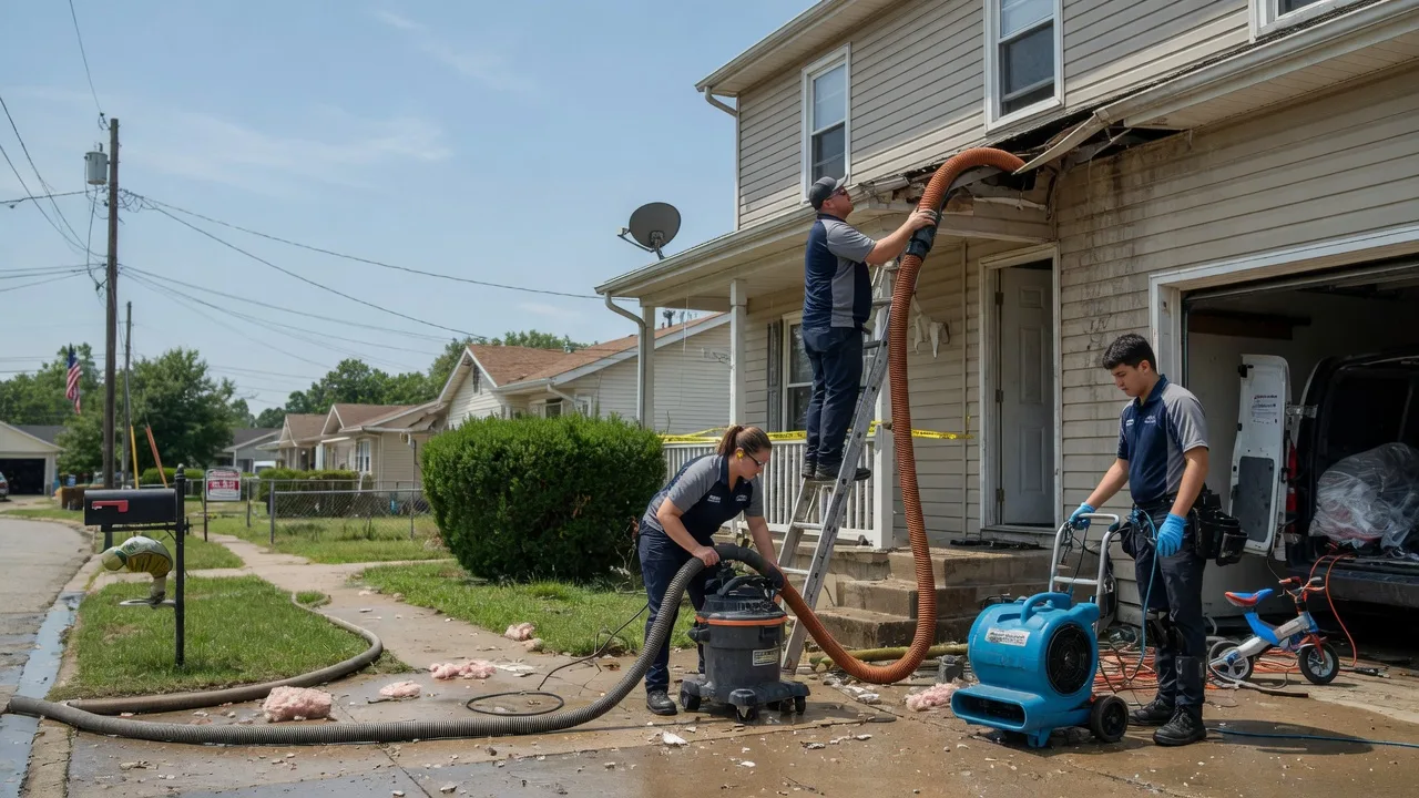 Water Damage Restoration in West Liberty, IL near me
